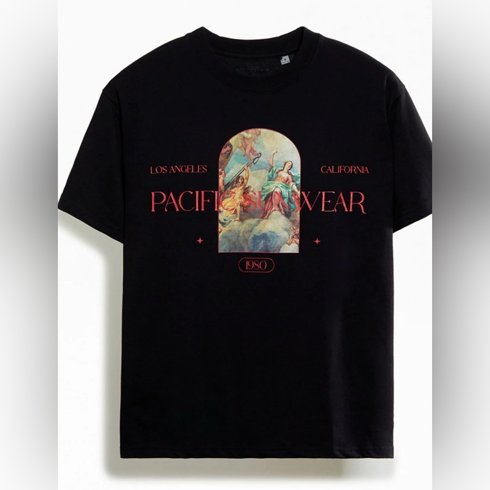 PacSun Black Graphic Tee